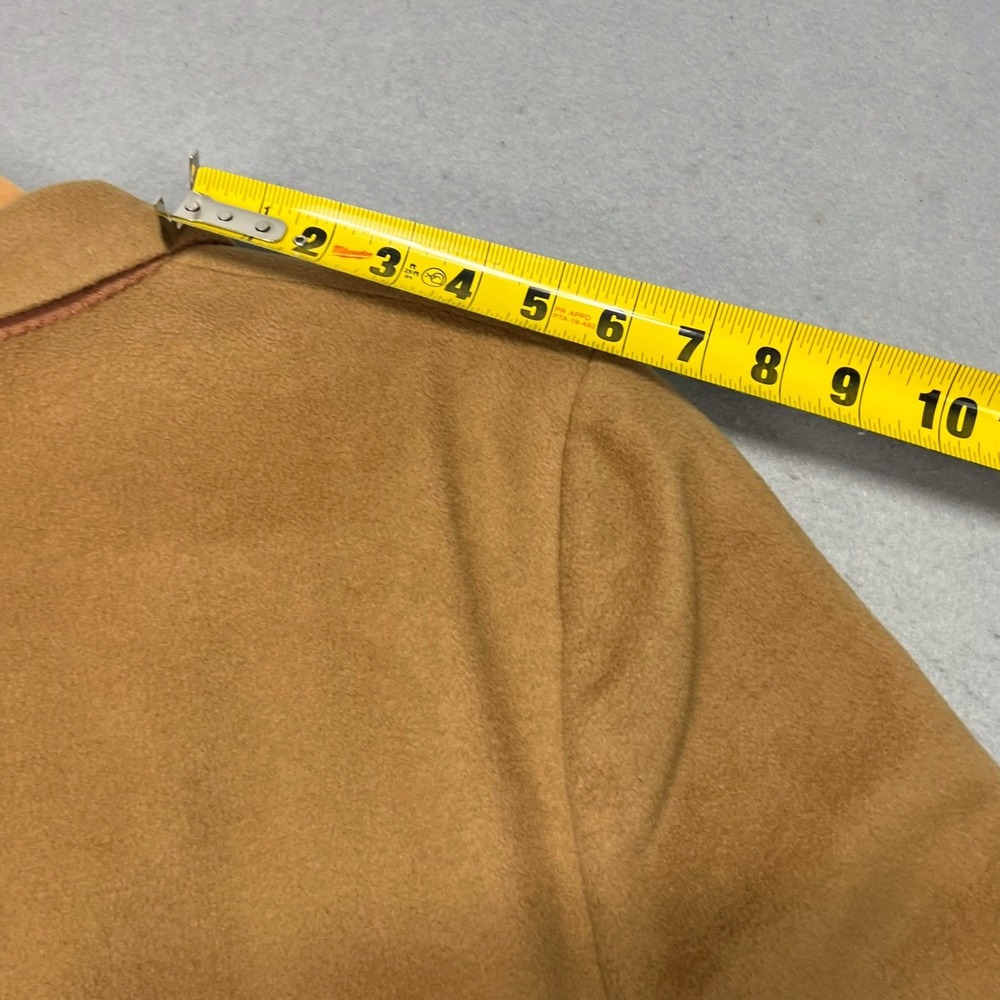 Vintage‎ 70's Ultissimo 100% Cashmere Overcoat Mens L Camel Tan Retro Academia - Picture 13 of 14